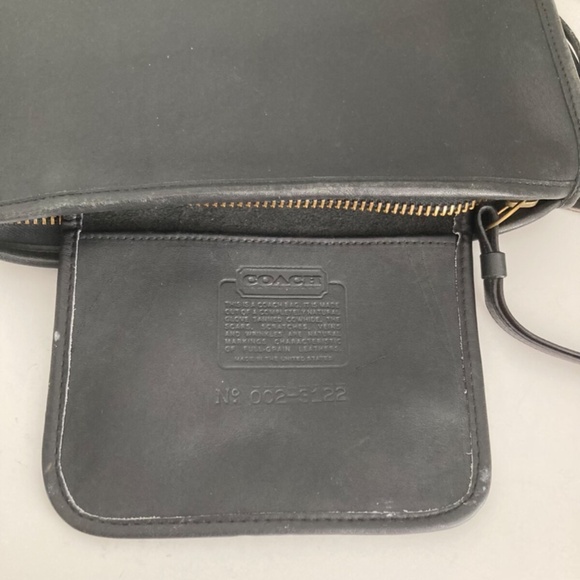 Vintage 1970s? Coach Convertible Clutch Shoulder Bag Purse Double Straps Leather - Picture 9 of 15